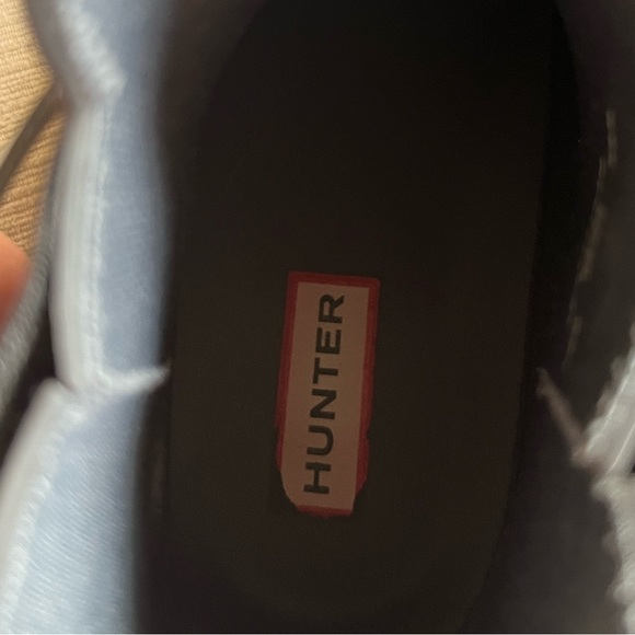 Hunter dark gray short ankle rain boots with adjustable side strap. Size 7 NWOT - Picture 6 of 7